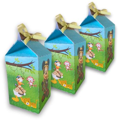 Imagem de Kit 50 Lembrancinhas Decorativas Personalizadas Mickey Safari Para Aniversário e Festas
