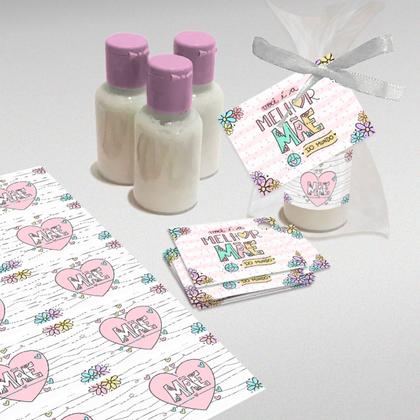 Imagem de Kit 50 Mini Hidratantes Dia Das Mães Lembrancinhas Mimo