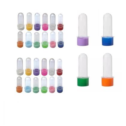 Imagem de Kit 50 Mini Tubetes Para Lembrancinhas De 8 Cm Coloridos