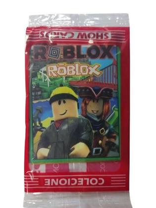 Imagem de Kit 50 Pacotes com 4 Figurinhas Jogo Roblox  BloxFruits