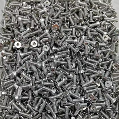 Imagem de Kit 50 parafusos m3 30mm para chave allen aço inox qualidade