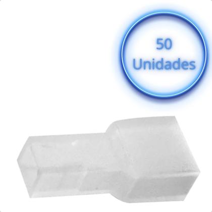 Imagem de Kit 50 Pares Conectores Macho/fêmea Com Capas 6,3mm Completo