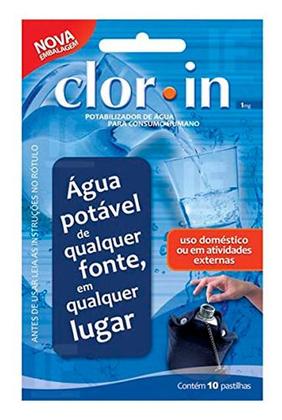 Imagem de Kit 50 Pastilhas Purificadora de Água Potável Clorin 1 com NF