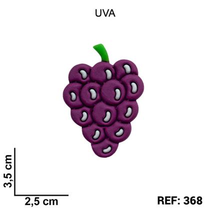 Imagem de Kit 50 Peças aplique Emborrachado Cacho de Uva