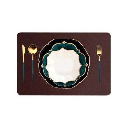 Imagem de Kit 50 Peças Jogo Americano Mesa Posta Sousplat Retangular