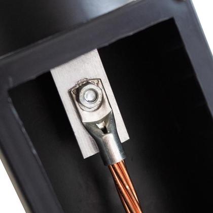 Imagem de Kit 50 terminal olhal de compressão cobre 16mm - furo 8mm