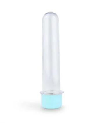 Imagem de Kit 50 Tubete Azul Claro 12cm Acrílico P/ Personalizar Festa