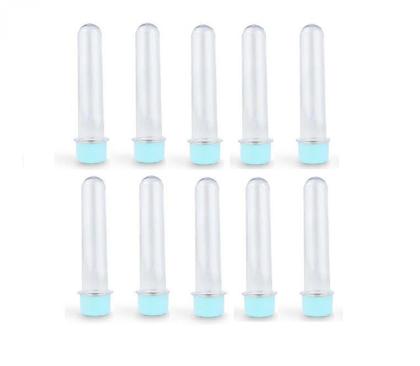 Imagem de Kit 50 Tubete Azul Claro 12cm Acrílico P/ Personalizar Festa