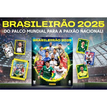 Imagem de Kit 500 Figurinhas Brasileirão 2025 Panini Em 100 Envelopes