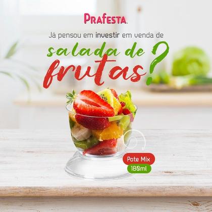 Imagem de Kit 50un Pote Mix 180ml Prafesta Doce Sobremesa Leve 5 pacotes c/ 10un