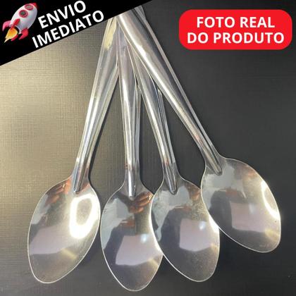 Imagem de Kit 54 Talheres Inox Premium Garfo Faca E Colher Talher Para Refeição Lanchonete Restaurante Buffet
