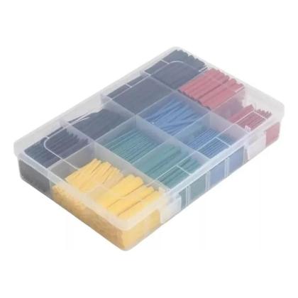 Imagem de Kit 560 pecas tubo termo retratil colorido para fios cabos isolamento elétrico proteção termoretrati