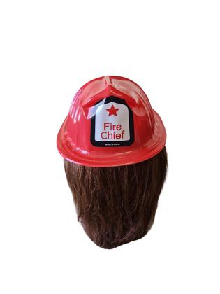 Imagem de Kit 5un Chapeu Capacete de bombeiro Fantasia Carnaval