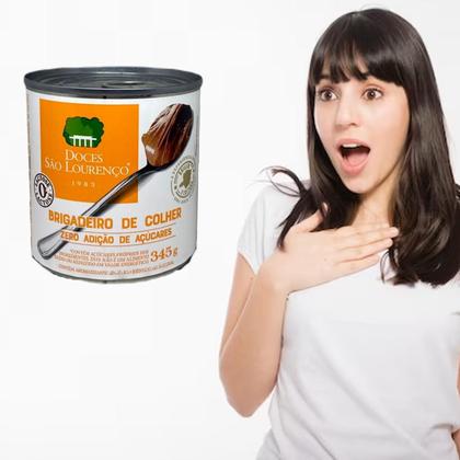 Imagem de Kit 5Und Brigadeiro De Colher Zero Lactose Sao Lourenco 345G