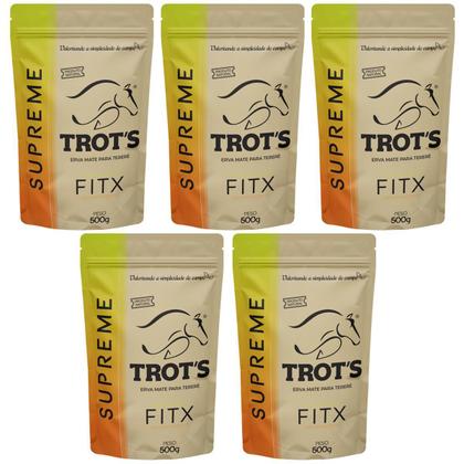 Imagem de Kit 5X Erva Mate Tereré Trot'S Premium 500G Supreme Fitx