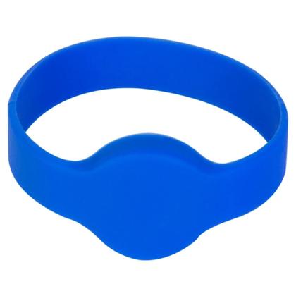 Imagem de Kit 5x pulseira p/ controle de acesso rfid 125khz azul garen