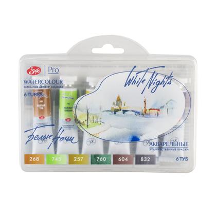 Imagem de Kit 6 Aquarelas White Night Tubo Forest Lands 2111