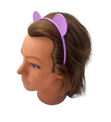 Imagem de Kit 6 Arcos Tiara Colorido c/ Orelhas 11cm Fantasia Festa