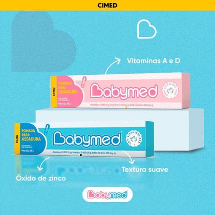 Imagem de Kit 6 Babymed Pomada Para Assadura Menino 45g - Cimed