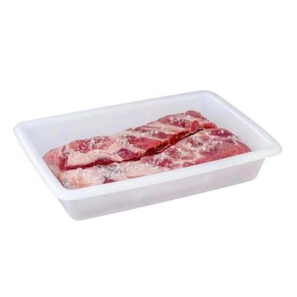 Imagem de Kit 6 Bandejas de Plástico 7L Bacia Plasvale 45x30x8cm Açougue Restaurante