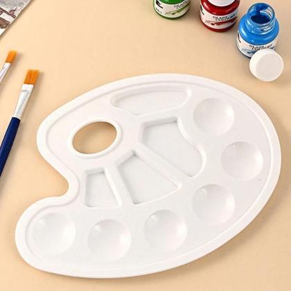 Imagem de Kit 6 Bandejas Paleta Godê Para Pinturas Tinta Aquarela Escolar Artesanato