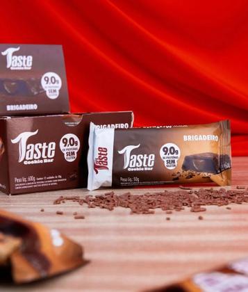 Imagem de Kit 6 barra de proteina brigadeiro 50g 9g de proteina zero