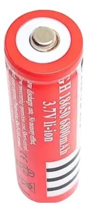 Imagem de kit 6 Bateria Recarregável 18650 3,7v 6800mAh - Tática militar