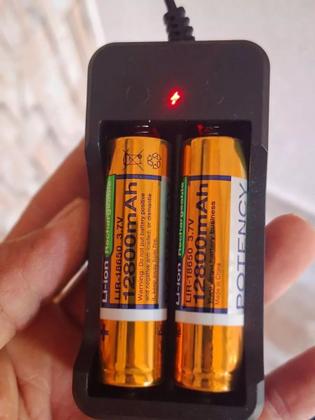 Imagem de Kit 6 Baterias 18650 3.7V 12800mAh Recarregável Original Lanterna Tática LIR18650 - Envio Rápido