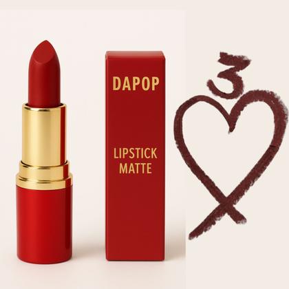 Imagem de Kit 6 Batom Em Bala Lipstick Matte Cor 3 - Dapop