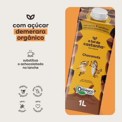 Imagem de Kit 6 bebida vegetal choconuts 1l natural a tal da castanha