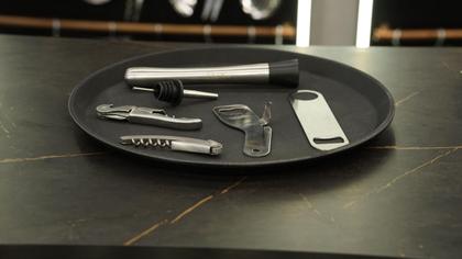 Imagem de Kit 6 bico dosador inox para garrafas barman