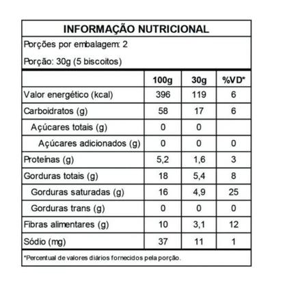Imagem de Kit 6 biscoito de arroz c cobertura de chocolate integral 22g