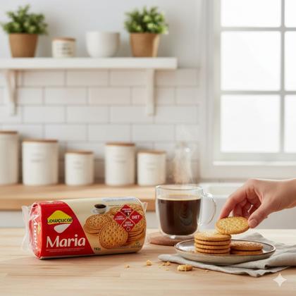 Imagem de Kit 6 biscoito doce diet zero lactose maria 110g lowçucar