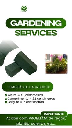 Imagem de Kit 6 blocos de espuma floral arranjos enfeites flores decoração, tijolo 7 x 10 x 23 cm