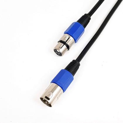 Imagem de Kit 6 Cabo Microfone Xlr Canon Balanceado Macho Femea 5m Metros Mxt