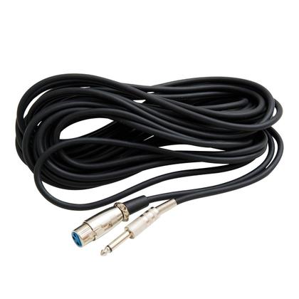 Imagem de Kit 6 Cabos Xlr/p10 Mono 5 Metros Para Violão E Microfone - Mxt