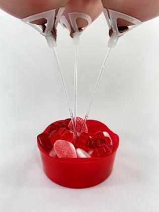 Imagem de Kit 6 Cachepôs Mini C/ 3 Varetas p/ Balões - Vários Modelos