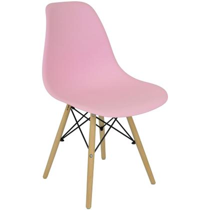 Imagem de Kit 6 Cadeiras Charles Eames Eiffel Wood Design Varias Cores