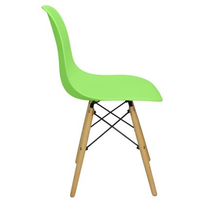 Imagem de Kit 6 Cadeiras Charles Eames Eiffel Wood Design Varias Cores
