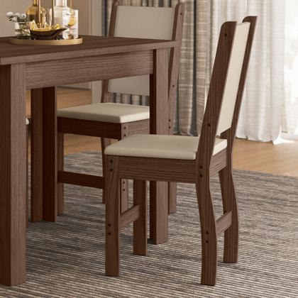 Imagem de Kit 6 Cadeiras de Jantar Mdf Clara