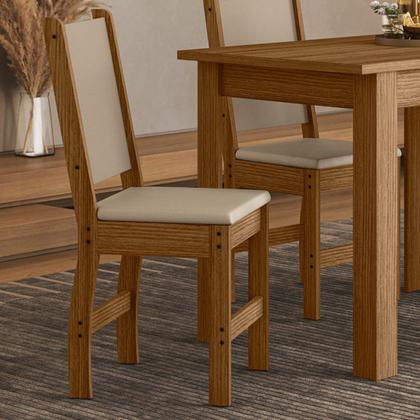 Imagem de Kit 6 Cadeiras de Jantar Mdf Clara