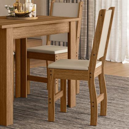 Imagem de Kit 6 Cadeiras de Jantar Mdf Clara