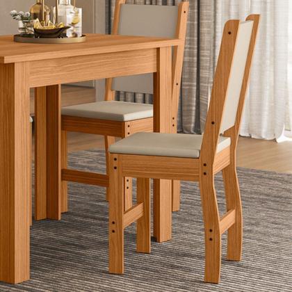Imagem de Kit 6 Cadeiras de Jantar Mdf Clara