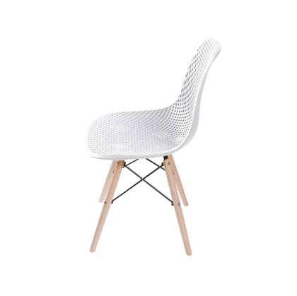 Imagem de Kit 6 Cadeiras Eames Design Colméia Eloisa branco off white