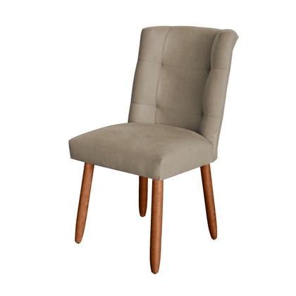 Imagem de Kit 6 Cadeiras Sala de Jantar Cozinha Estofada Paris Reforçada Suede - Twdecora