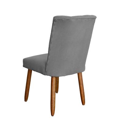 Imagem de Kit 6 Cadeiras Sala de Jantar Cozinha Estofada Paris Reforçada Suede - Twdecora