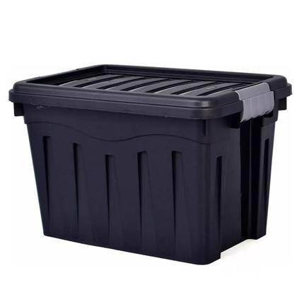 Imagem de Kit 6 Caixa Organizadora Multiuso 20L Empilhável Com Trava