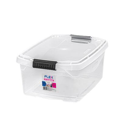 Imagem de Kit 6 Caixas Organizadora Transparente 6L C/Tampa-SANREMO