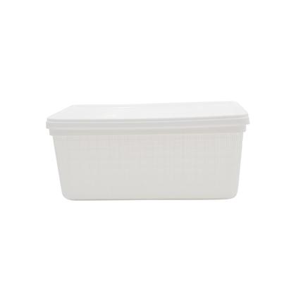 Imagem de Kit 6 Caixas Organizadoras  Multiuso Decorativa 15L Branca