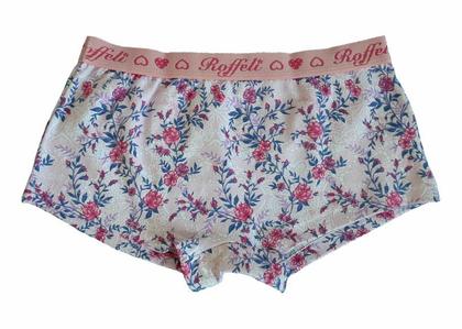 Imagem de Kit 6 Calcinha Box Boxer Feminina Cotton Algodão Estampadas